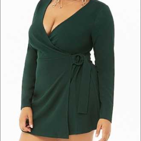 Forever 21 Pants - Forever 21+ Forest Green Romper